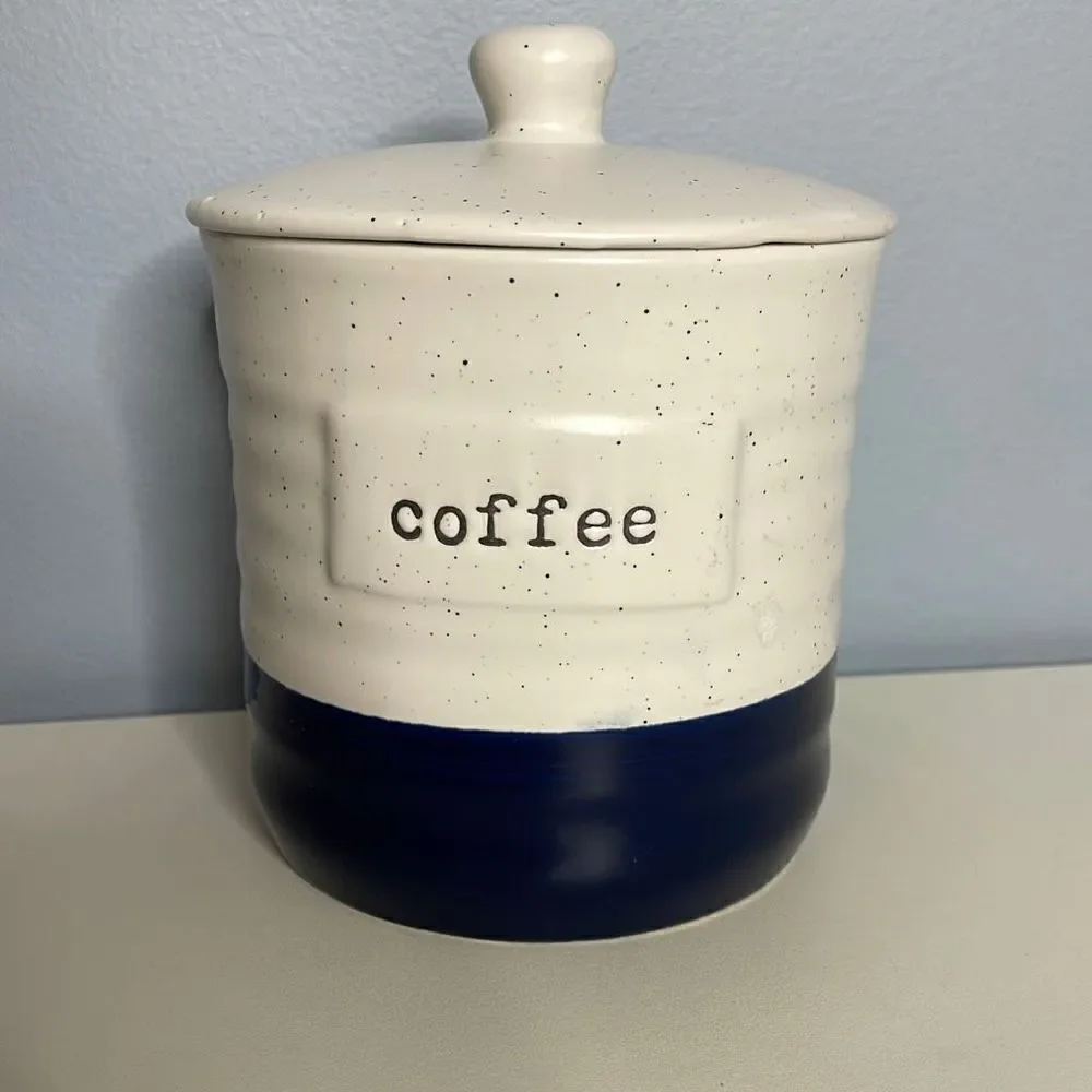Heartland Hive Ceramic Coffee Canister with Lid